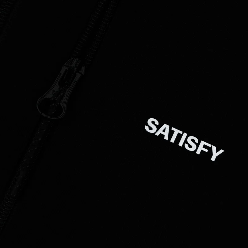 11013-BK-SA SATISFY GhostFleece Half-Zip Black