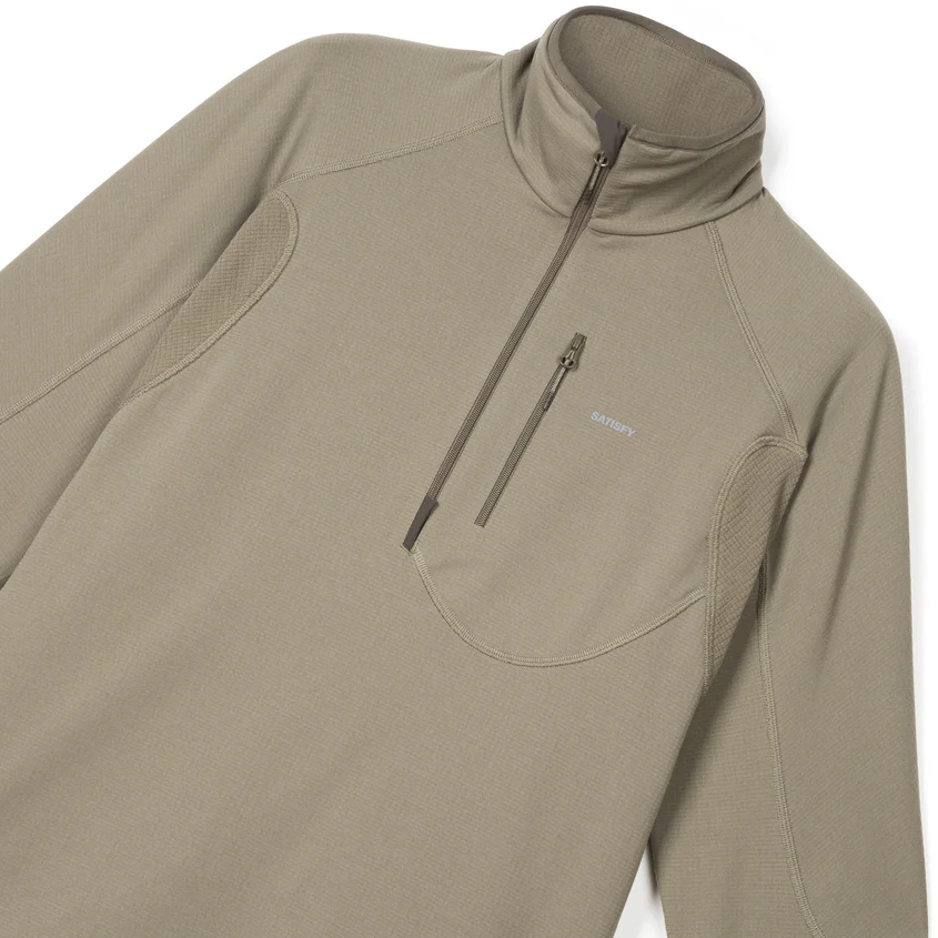 SATISFY GhostFleece Half-Zip smoky quartz 5174-SQ-CO