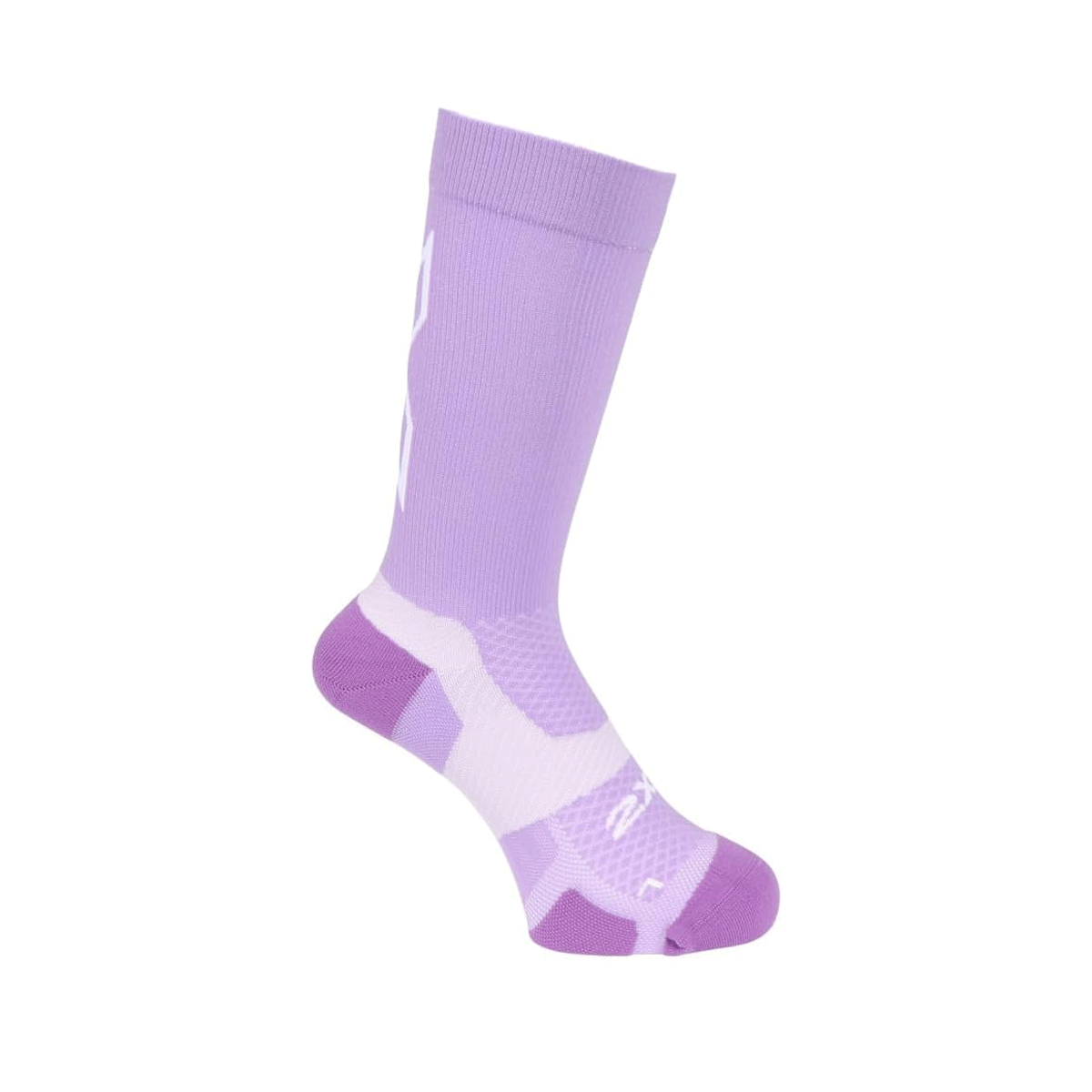2XU Japan - VECTR LIGHT CUSHION CREW GFZ/WHT【UA7005E】