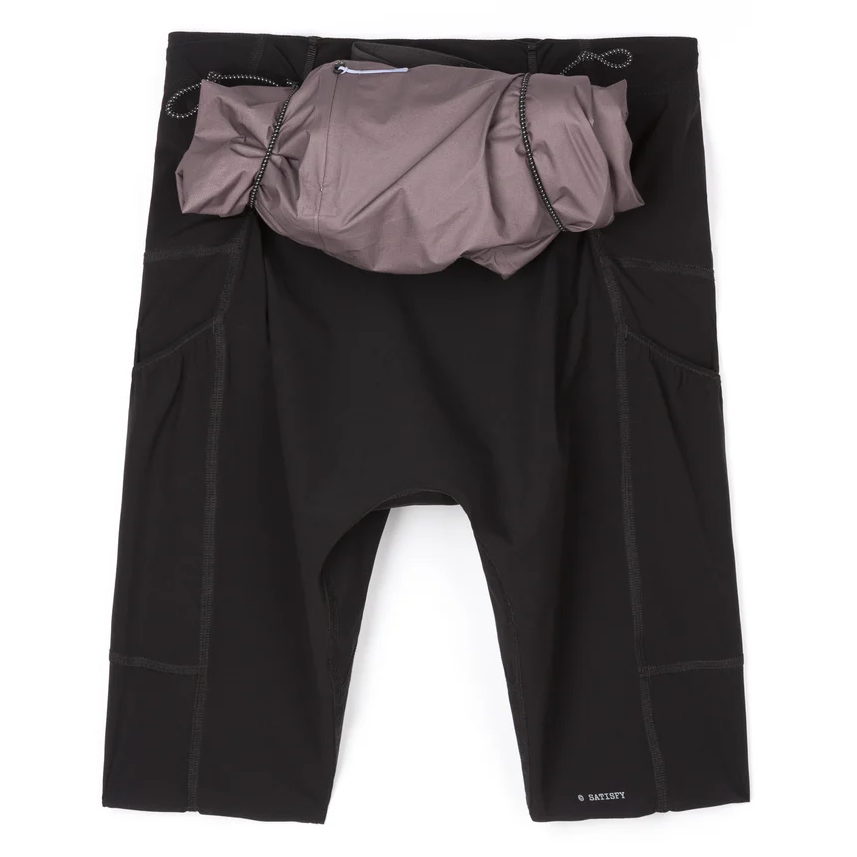 12009-BK SATISFY Justice Cargo 9 Half Tights Black