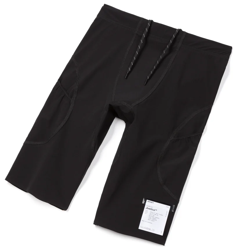 12009-BK SATISFY Justice Cargo 9 Half Tights Black