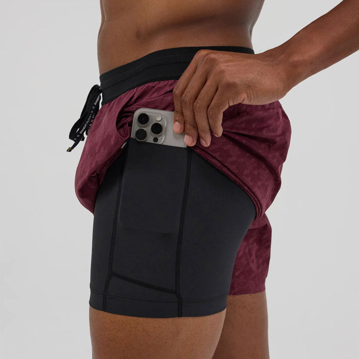 Bandit Running - Vento 5 Men's Training Short 【MBRSP009FL25FI】