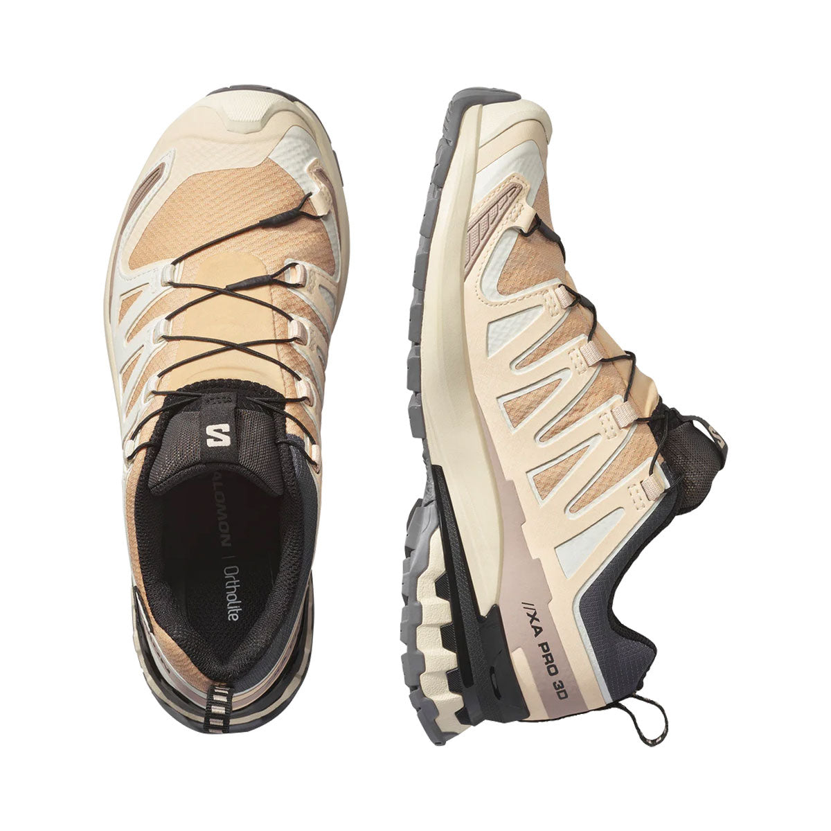 SALOMON - XA PRO 3D V9 GTX W HAZELNUT/TENDER PEACH/BLACK 【L47817600】