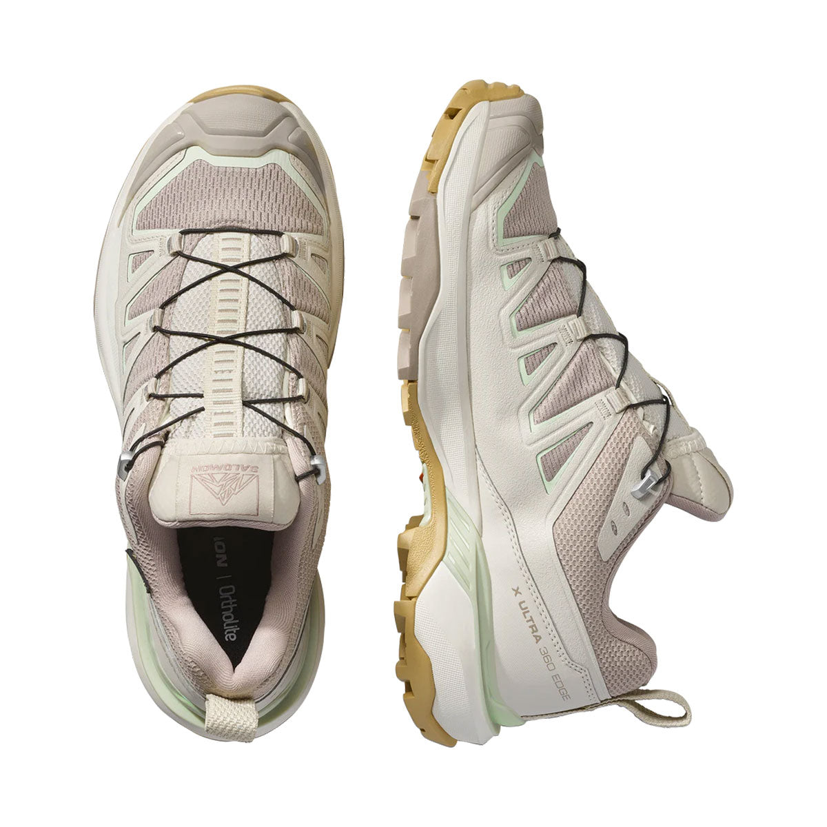SALOMON - X ULTRA 360 EDGE GTX W ETHEREA/RAINY DAY/CANARY GREEN 【L47817000】