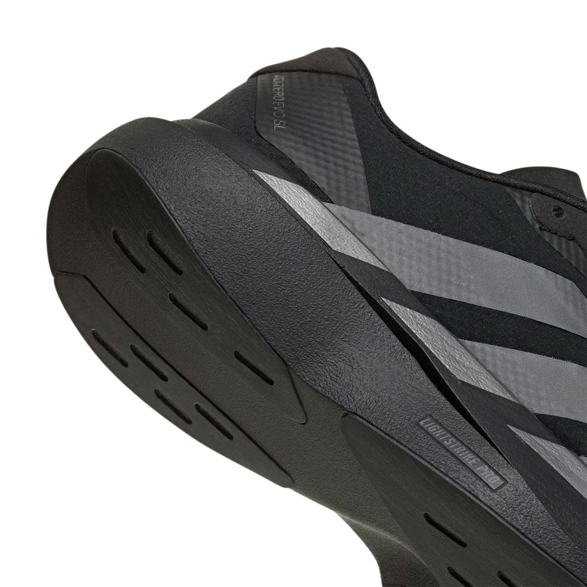 adidas - Adizero EVO SL WOVEN Core Black/Iron Metallic/Core Black【JR4737】