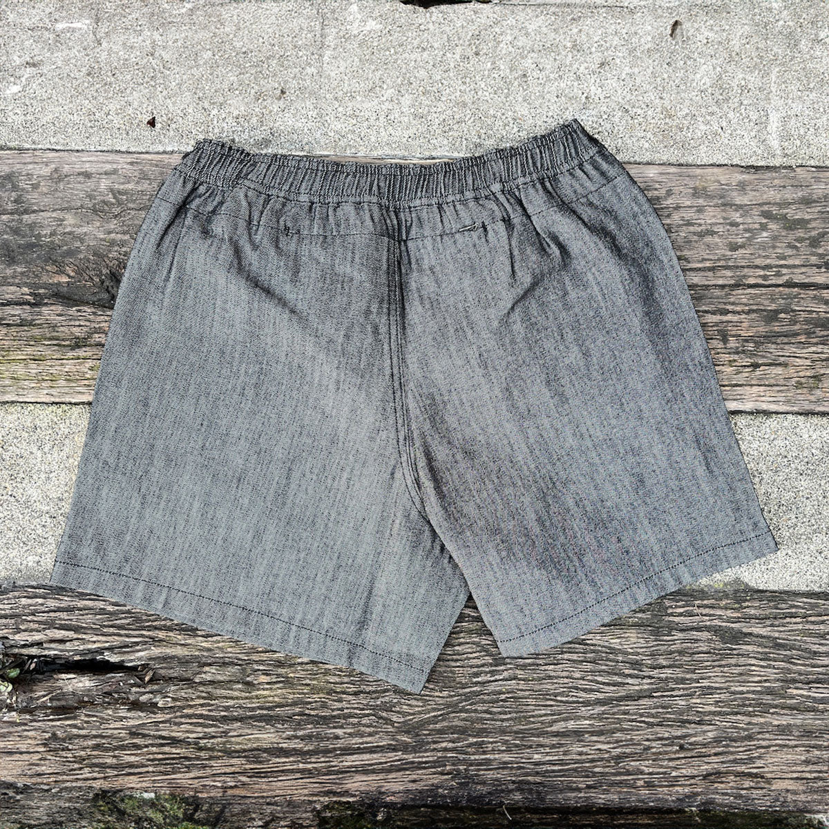 BUDO - MINIMUM DENIM SHORTS BLACK 【B24FP223de】