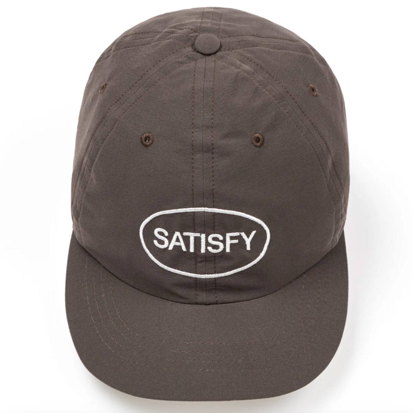 5115-BR-OV Satisfy PeaceShell Running Cap Brown