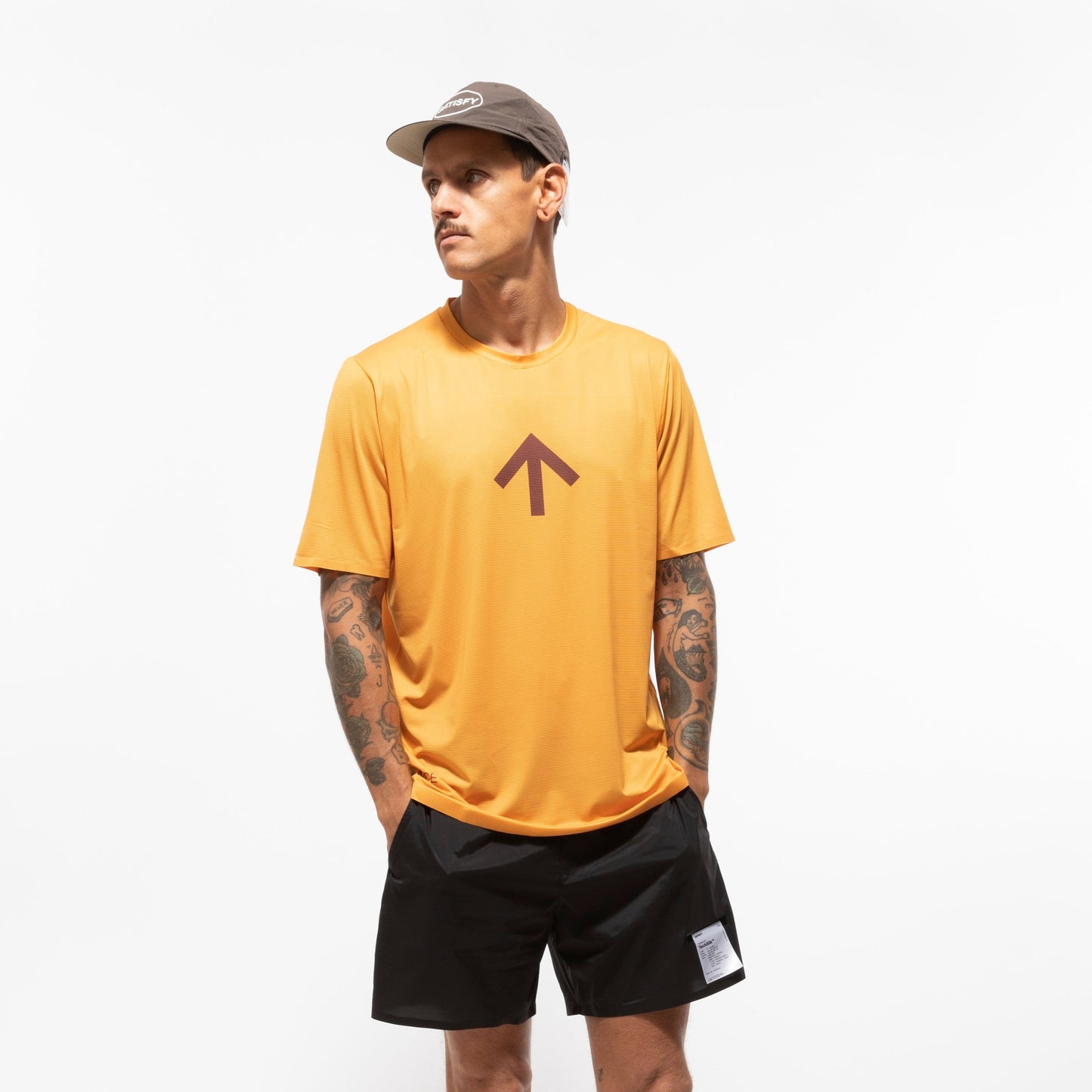 CHANCE AROW Tee Stitched-Apricot