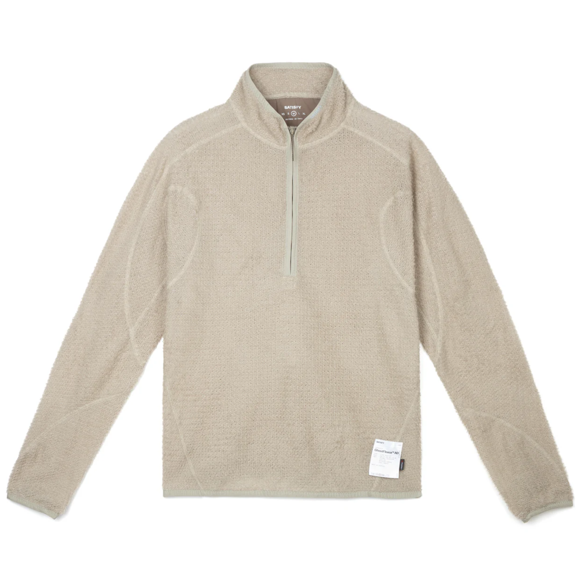 SATISFY - GhostFleece AD Light Half-Zip Moon 【11024-MO-SA SATISFY - GhostFleece AD Light Half-Zip Moon 【11024-MO-SA