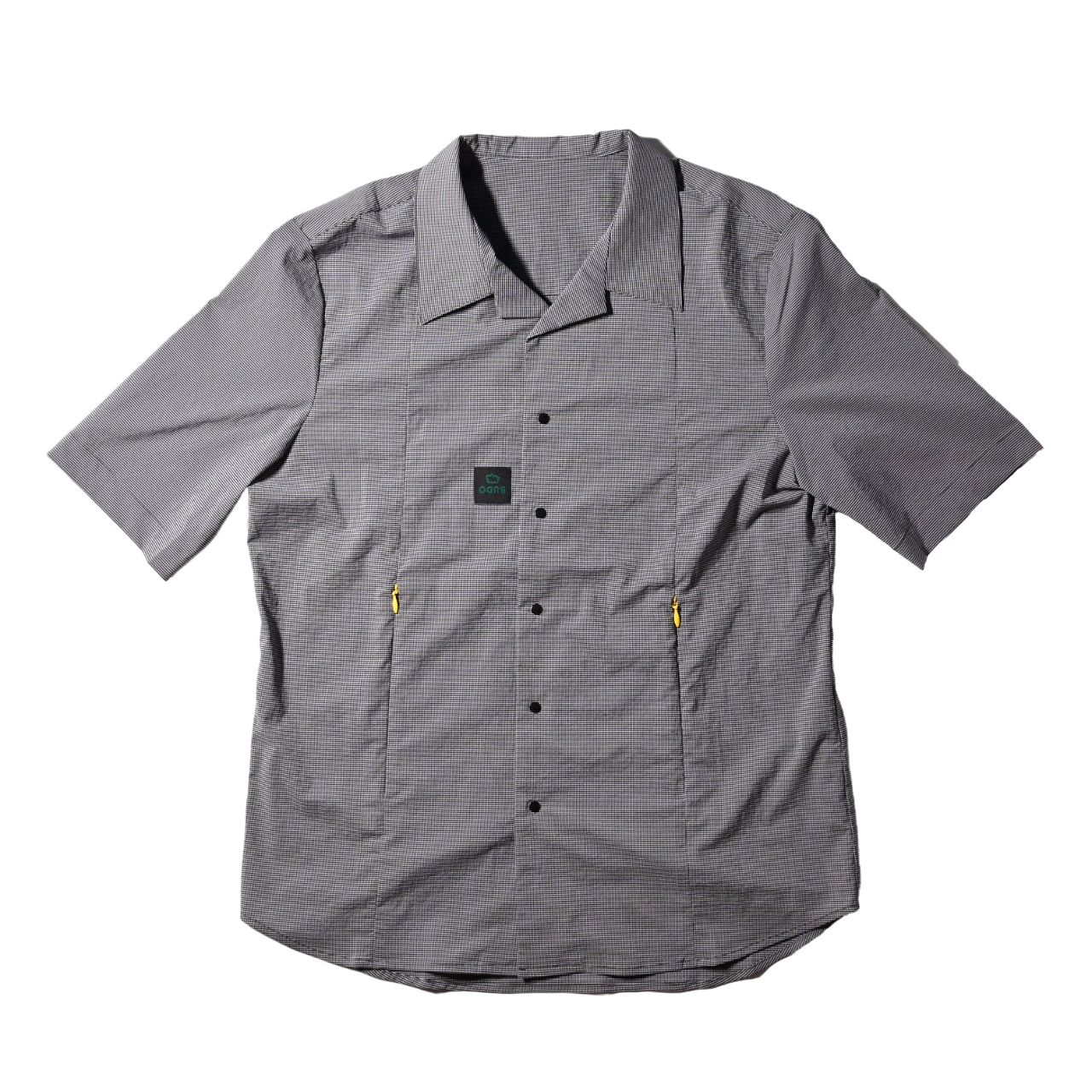 BUDO - MICRO CHECK LIGHT SHIRTS BLACK/WHITE 【B24FB230】