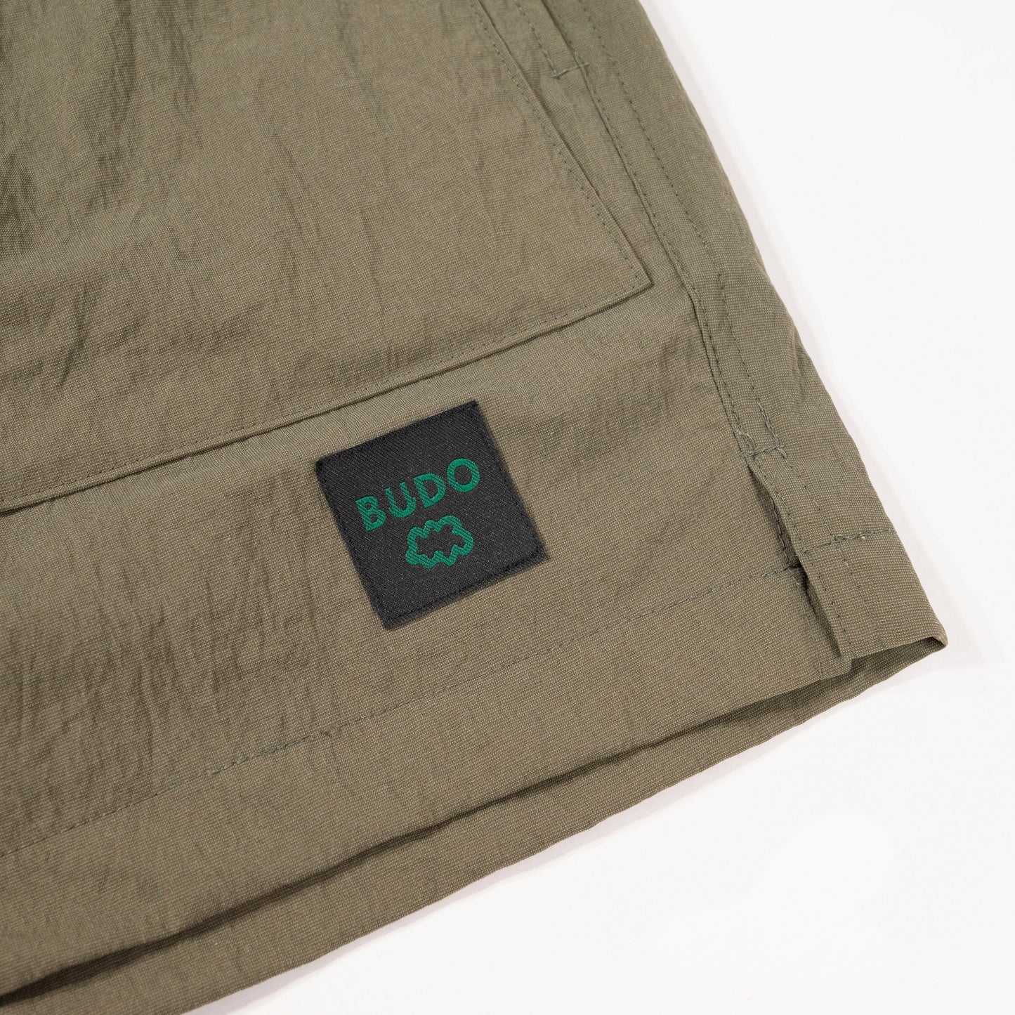 b24fp330 BUDO カーキ MINIMUM HORIZON SHORTS