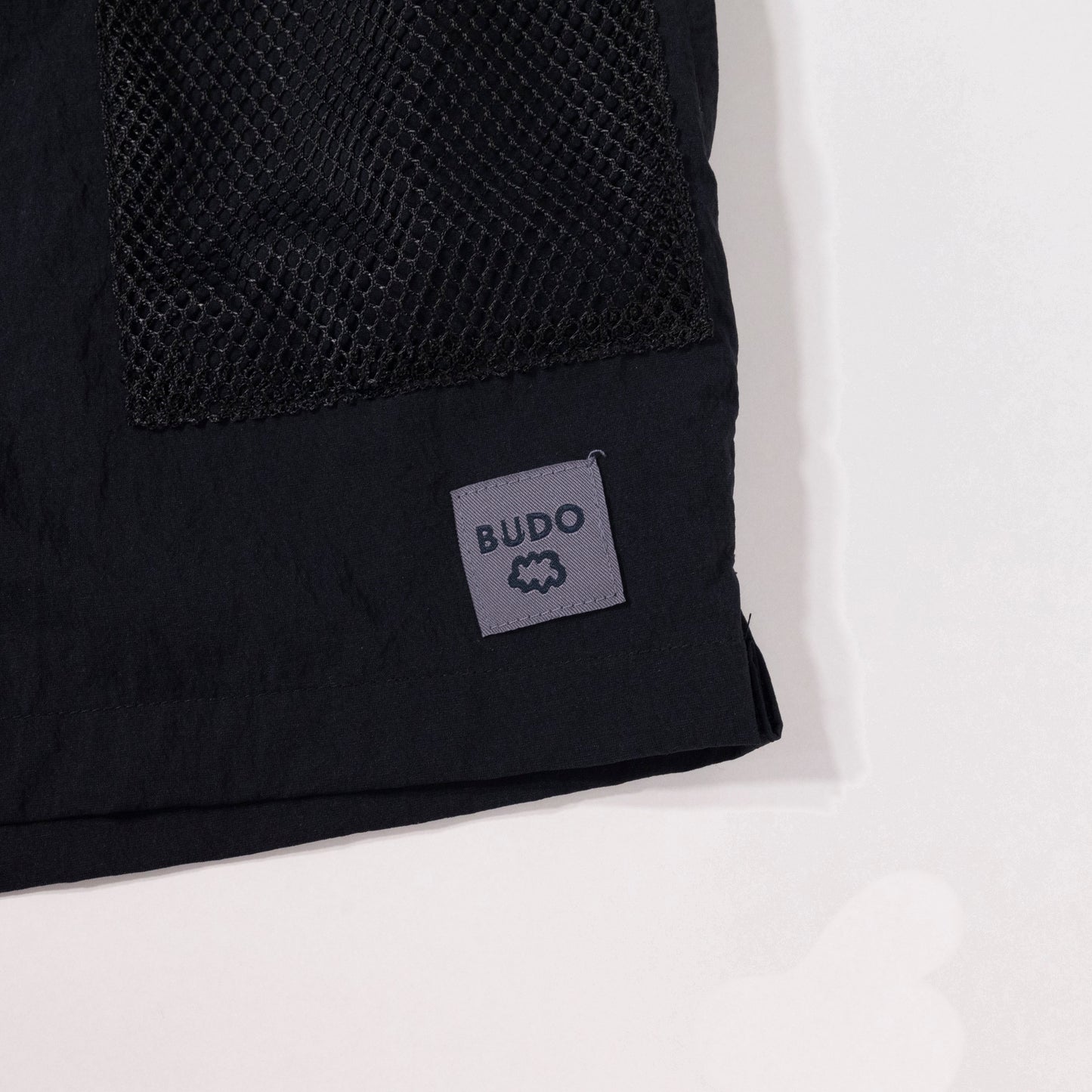 b24fp331 BUDO Mimimum Mesh Shorts ブラック