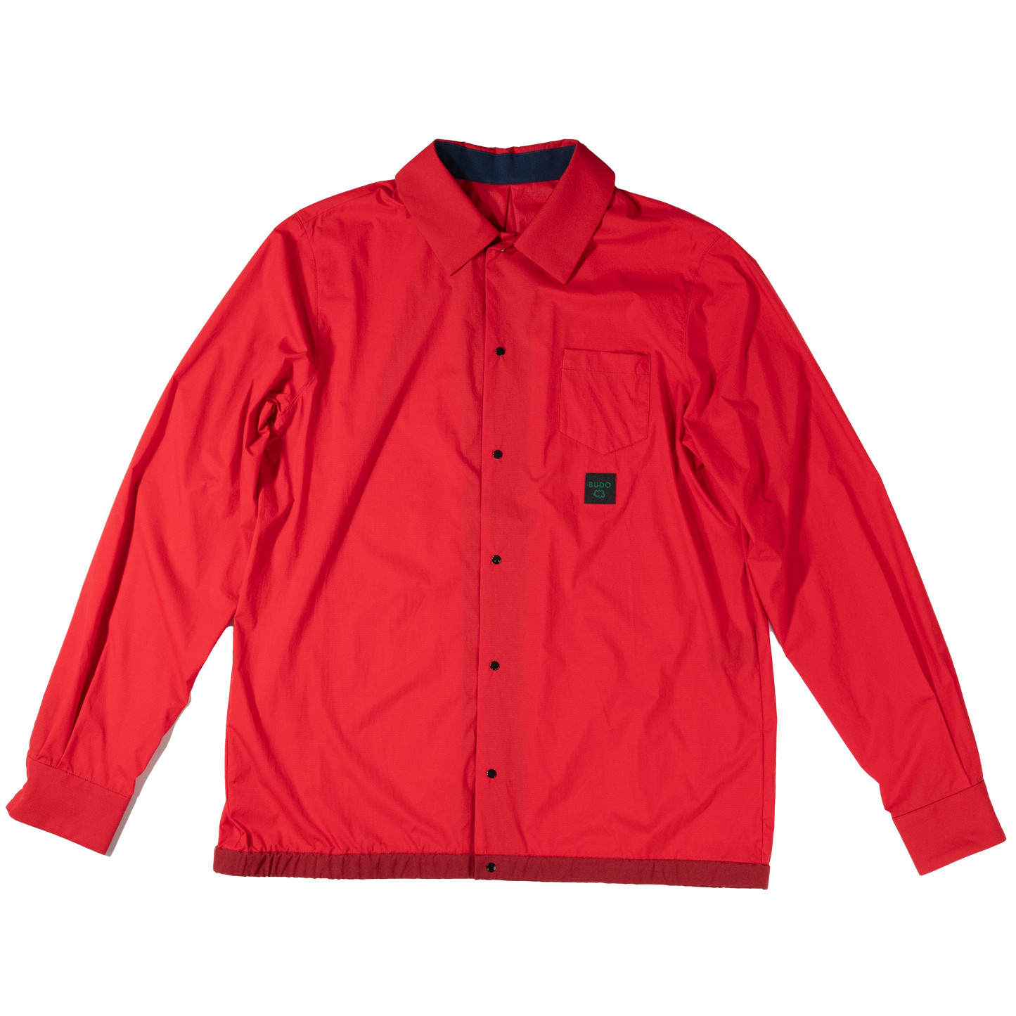 BUDO - layerd shirts red 【b24fb226】