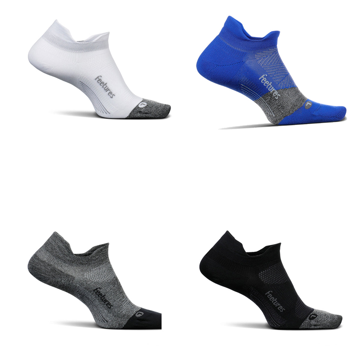 Feetures - ELITE LIGHT CUSHION NO SHOW TAB-White