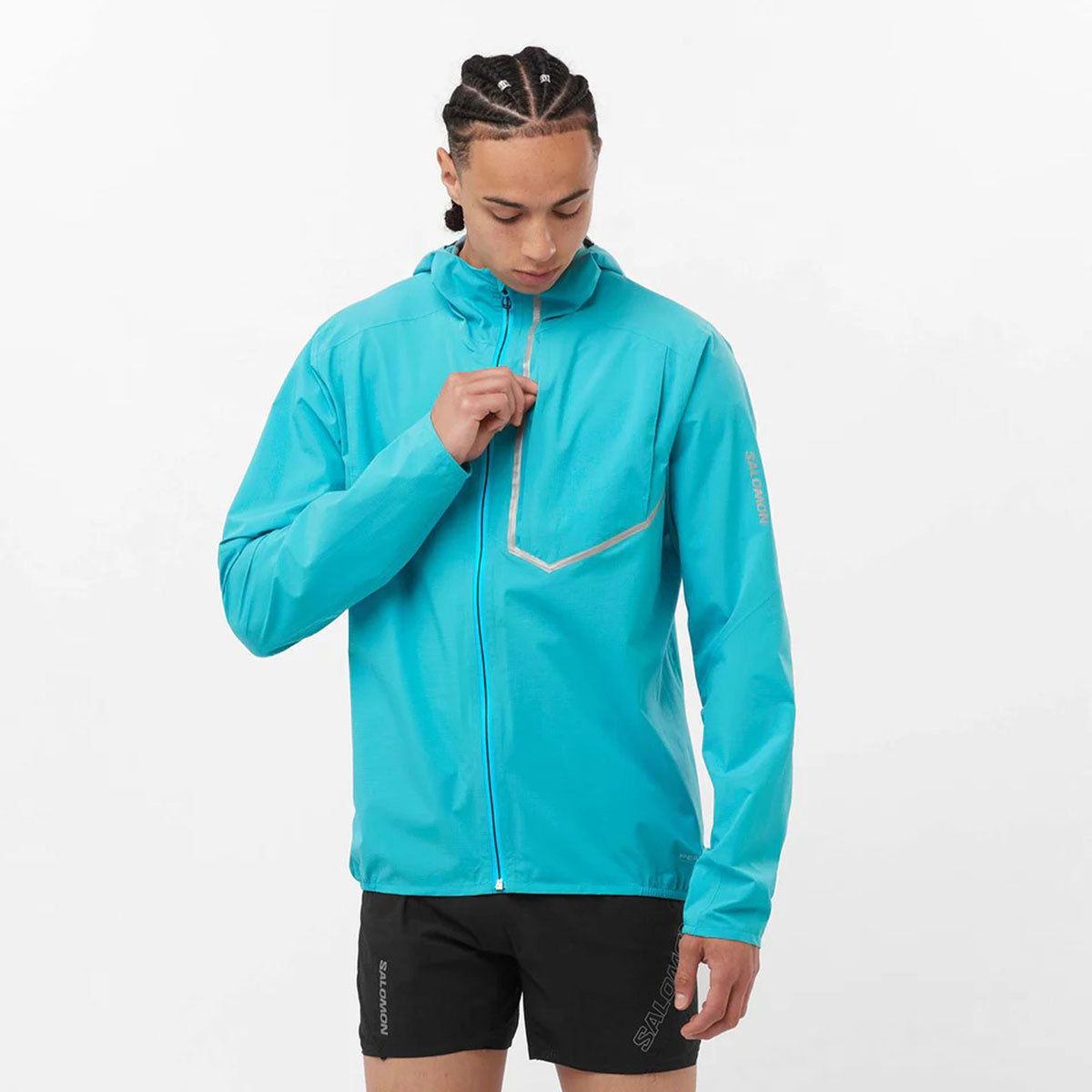 SALOMON - BONATTI TRAIL JKT M Peacock blue 【LC2175200】