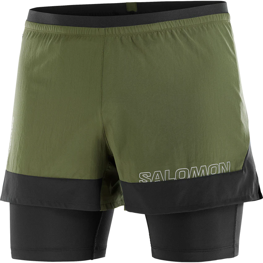 LC2197600 SALOMON CROSS 2IN1 SHORTS M Grape Leaf / DEEP BLACK