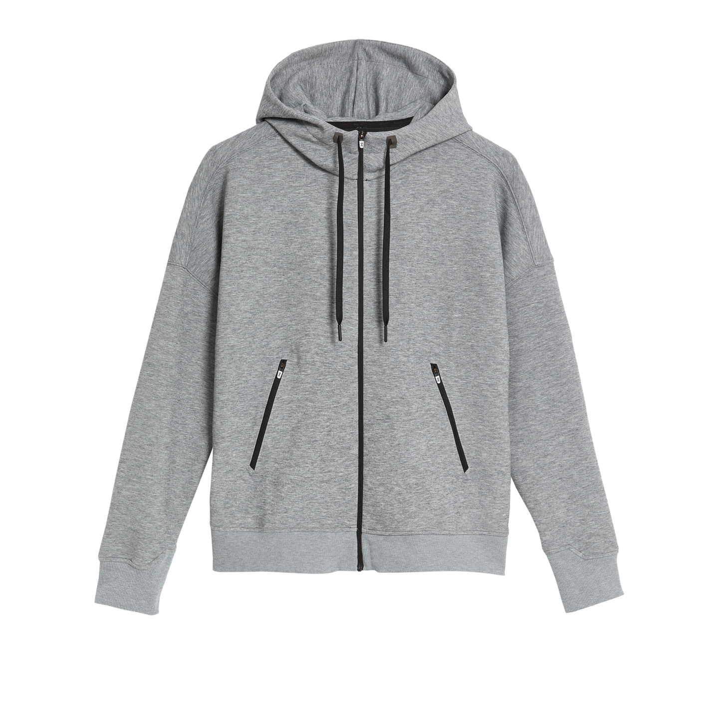 1WE11800423 On Zipped Hoodie W Grey