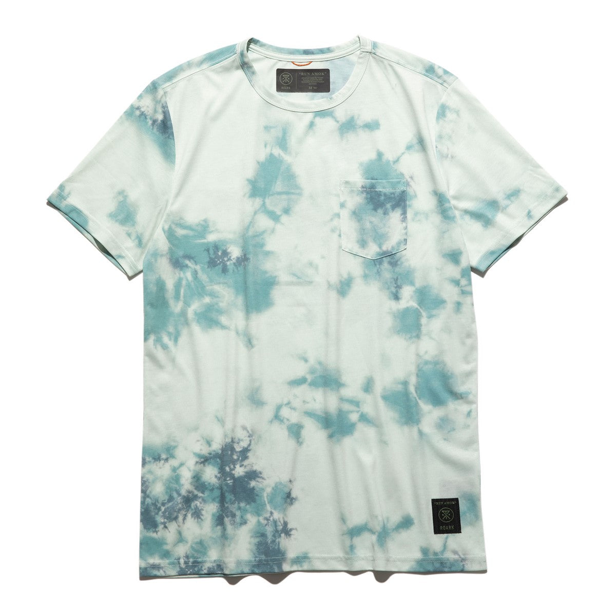 ROARK RUN AMOK MATHIS KNIT CELESTIAL TIE DYE SS RK313-AQU