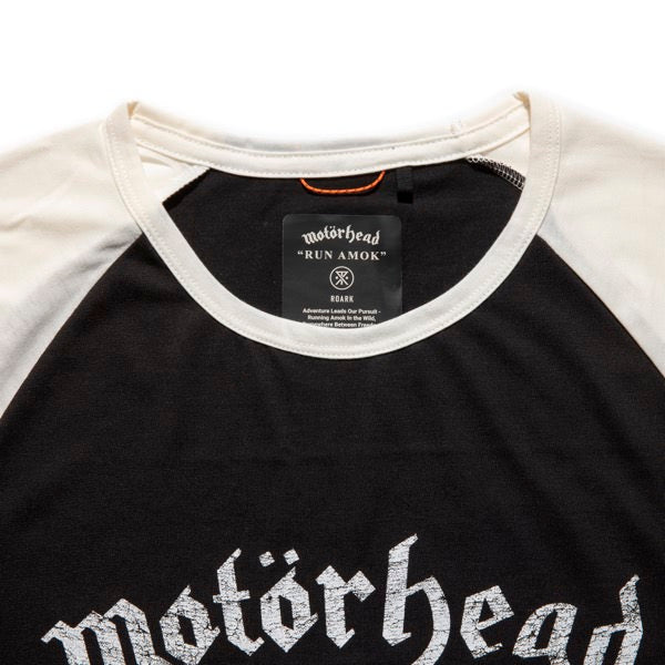 RK369-BLK RUN AMOK MOTORHEAD MATHIS RAGLAN