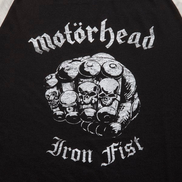 RK369-BLK RUN AMOK MOTORHEAD MATHIS RAGLAN