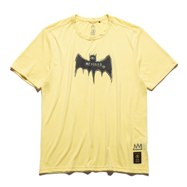 RK432-SYE RUN AMOK MATHIS BASQUIAT SS SAMO YELLOW