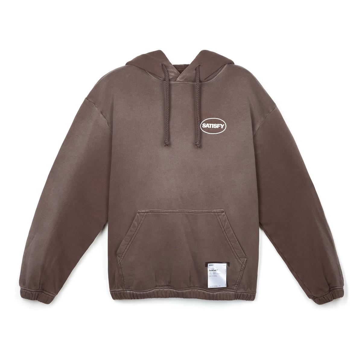 11012-SBBR-SRS SATISFY SoftCell Hoodie BleachedBrown