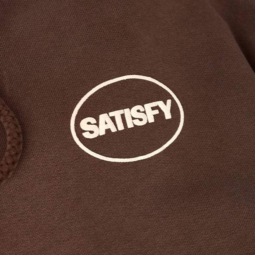 11012-SBBR-SRS SATISFY SoftCell Hoodie BleachedBrown
