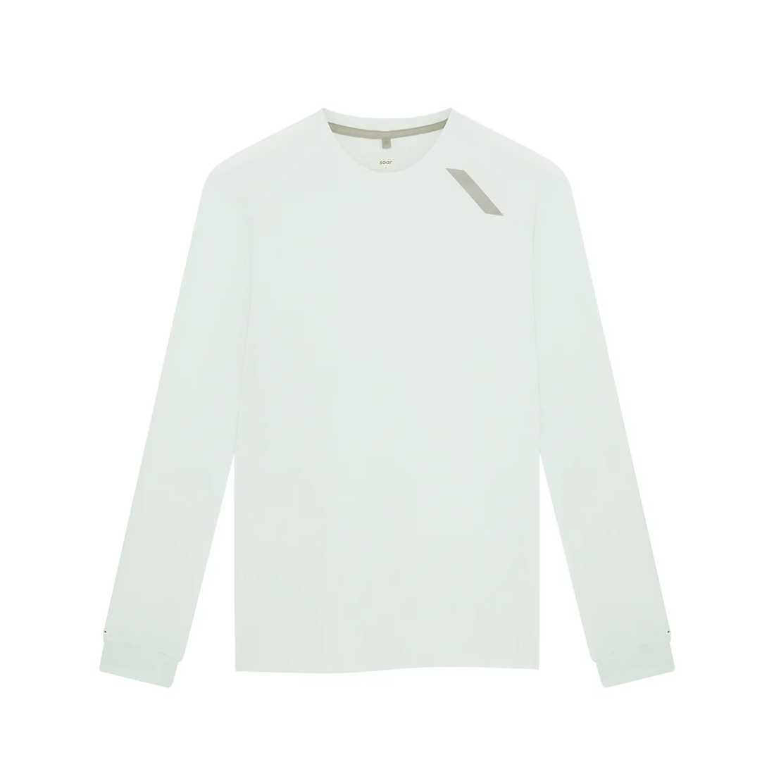 SLS4M SOAR Men's Long Sleeve Tech T Ice Blue