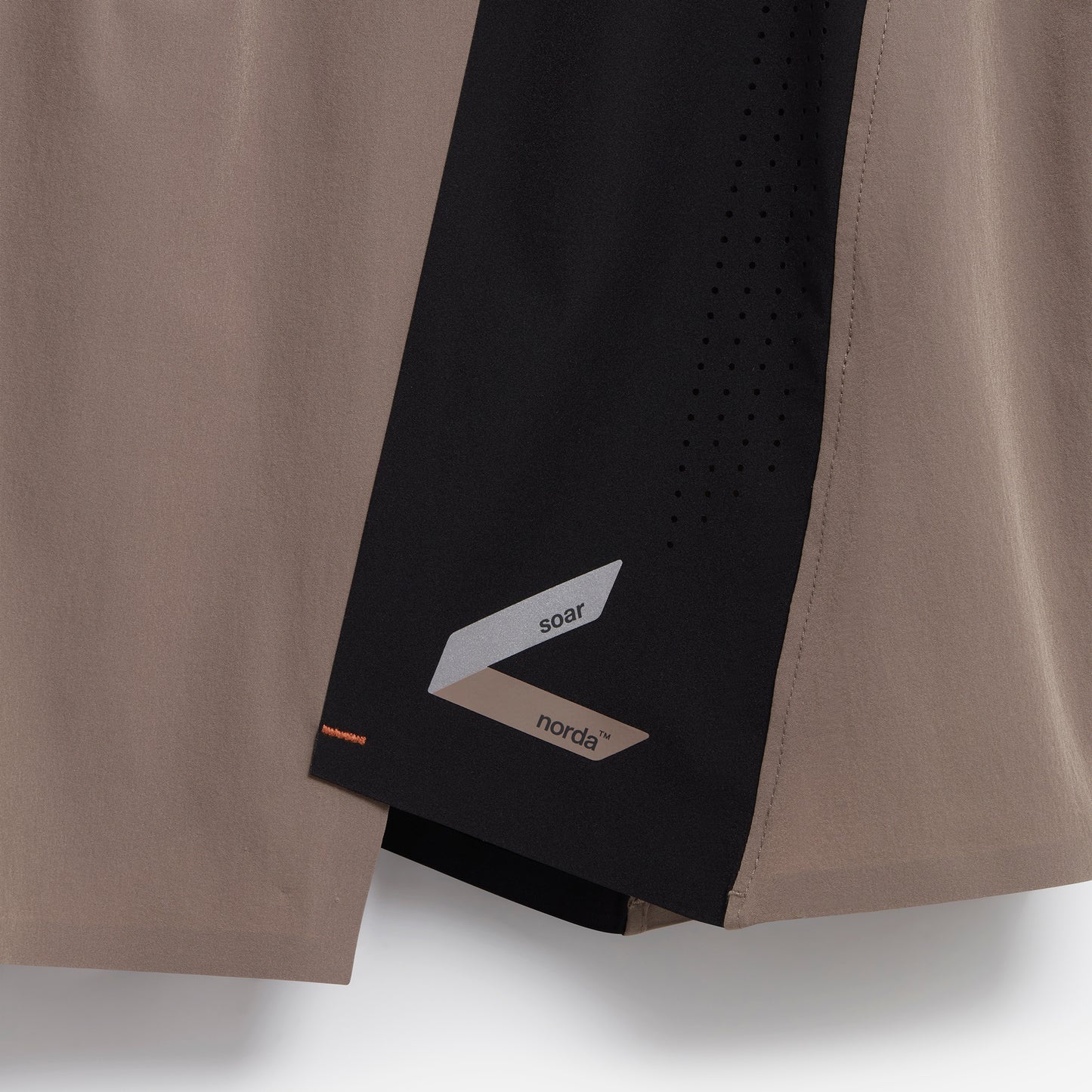 SS10W-DEE/BLK Women's 17cm Shorts-Deep Taupe/Black