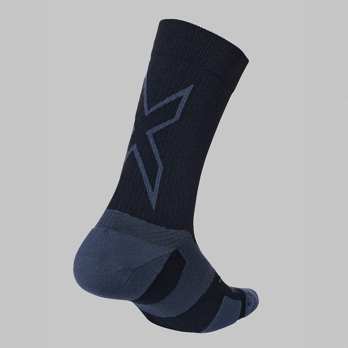 2XU - VECTR LIGHT CUSHION CREW BLK/TTM 【UA7005E】