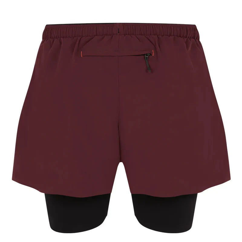 SS6M SOAR Men’s Dual Run Shorts Windsor Wine