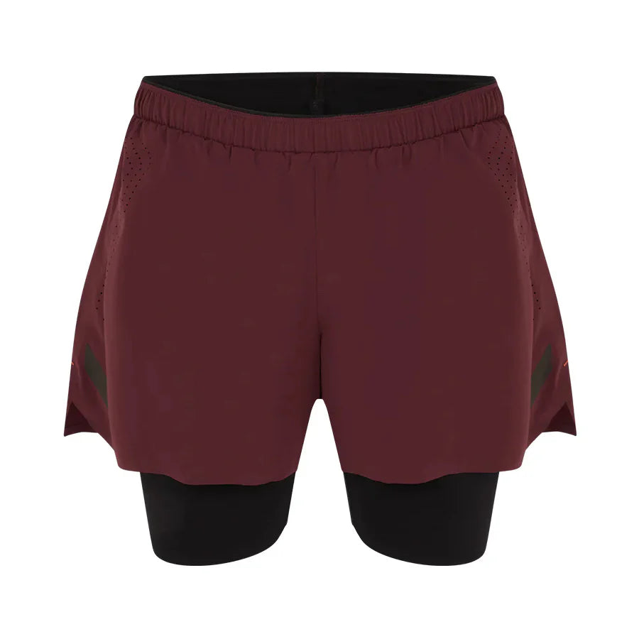 SS6M SOAR Men’s Dual Run Shorts Windsor Wine