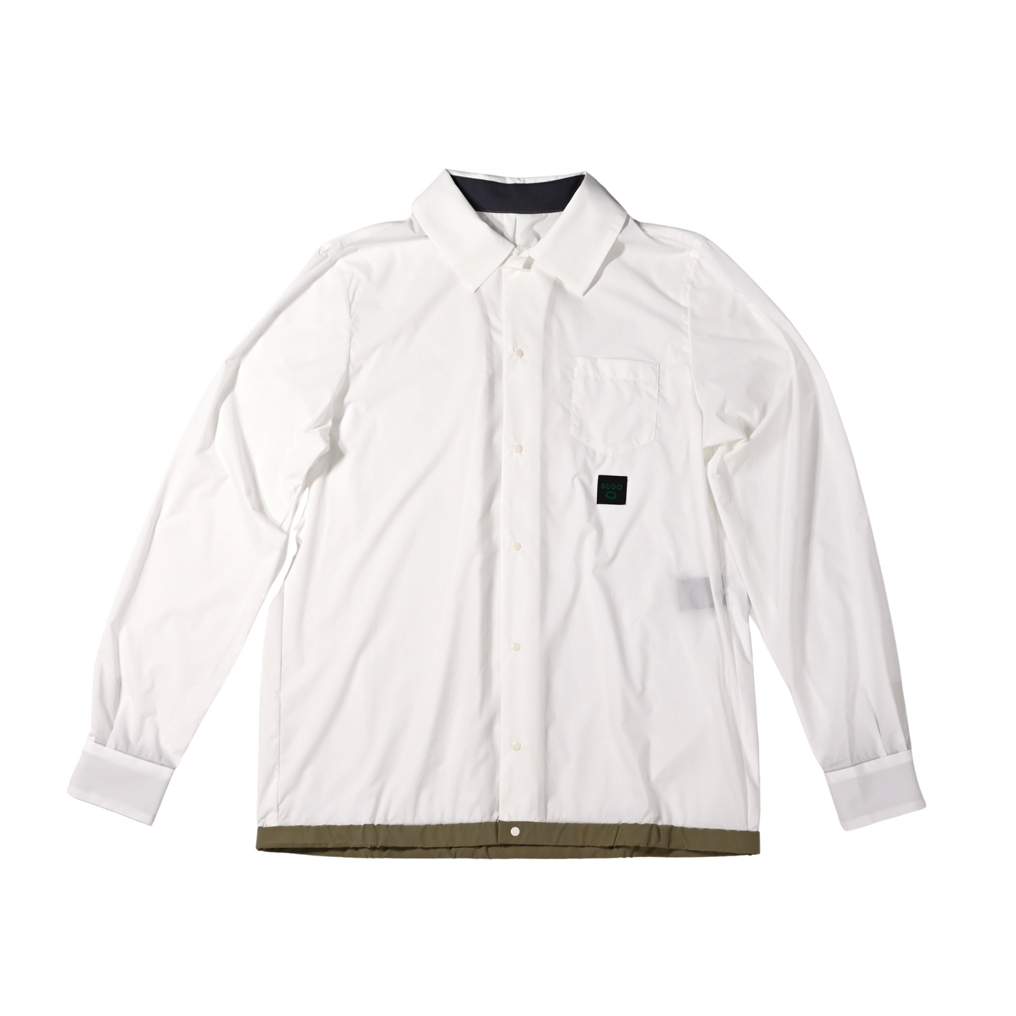 BUDO - layerd shirts WHITE 【b24fb226】