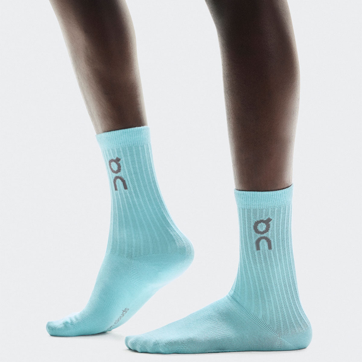 On - Logo Sock High 3P U Desert | Wash【2UF10313890】