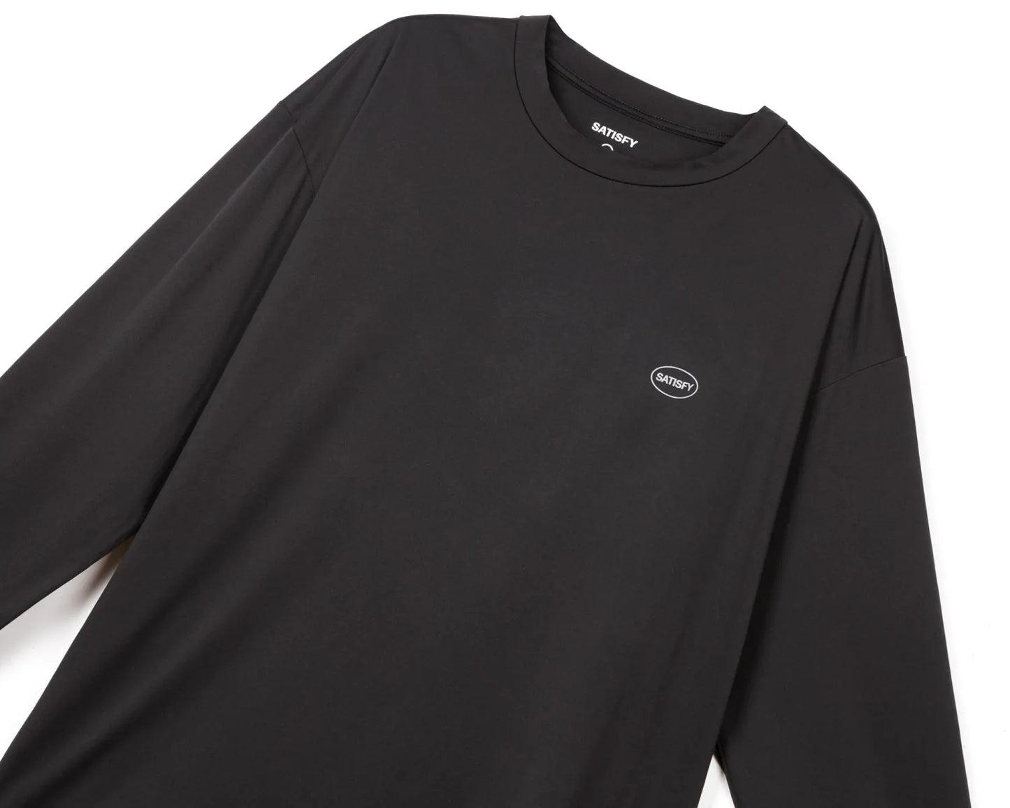 5087-BK-OV Satisfy AuraLite Long Tee Black