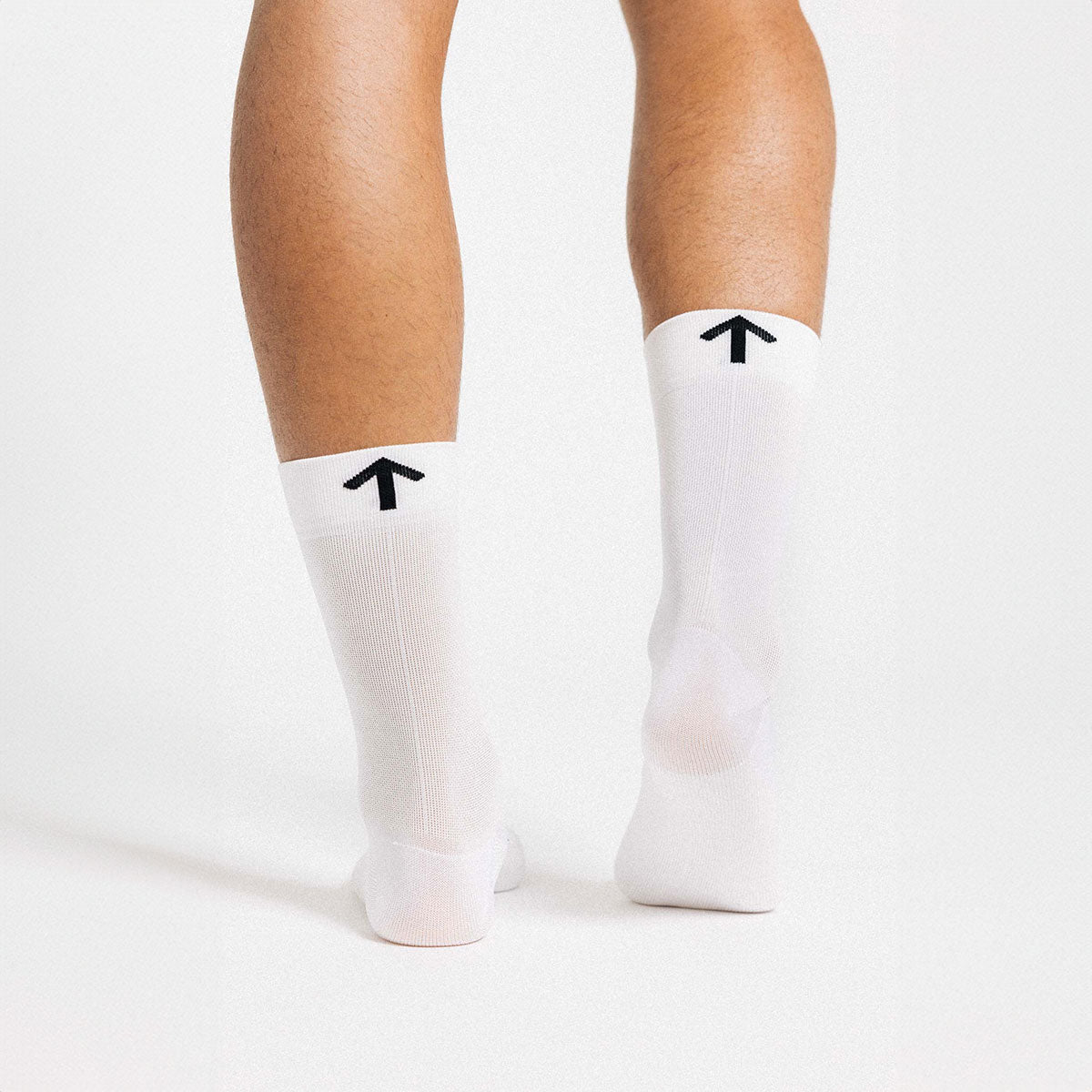 CHANCE - Padded Sock-White/Black