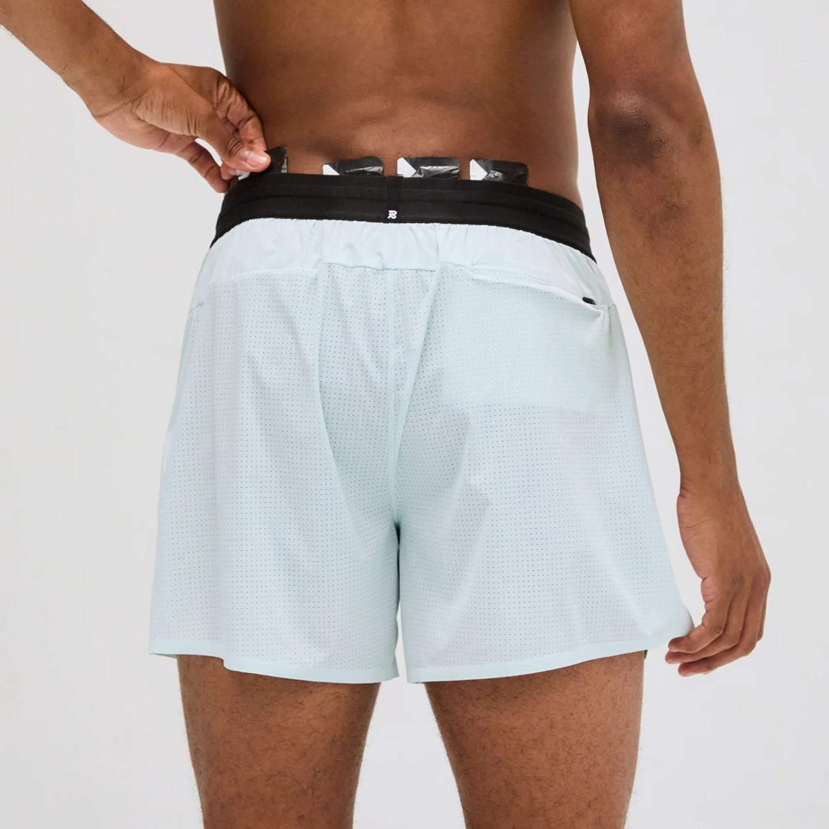 Bandit Running ‐ Men's Vento 5" Run Short MINTY BLUE【MBSHP006SM25MB】