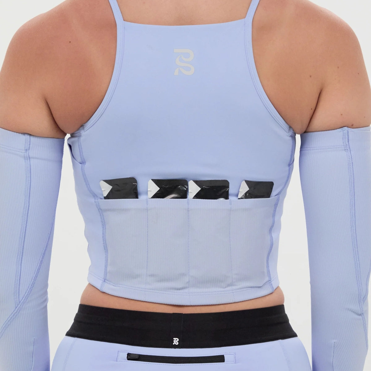Bandit Running ‐ Stamina 7 Pocket Nova Crop BREEZE BLUE【WTCCP002SM25BE】