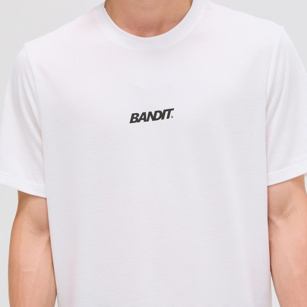 Bandit Running - Men's Micromesh Run Tee WHITE【MTPTP002SM25WW】