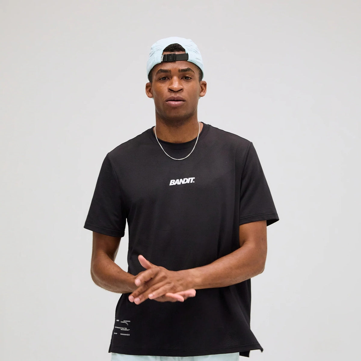 Bandit Running - Men's Micromesh Run Tee BLACK【MTPTP002SM25BB】