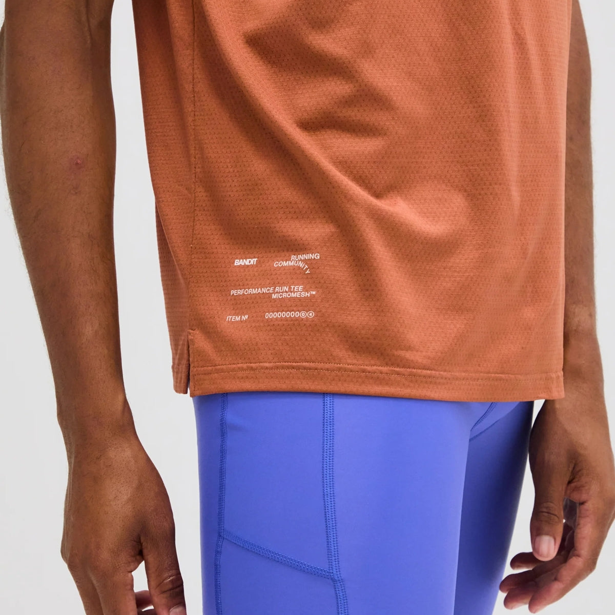 Bandit Running - Men's Micromesh Run Tee RUST【MTPTP002SM25RT】
