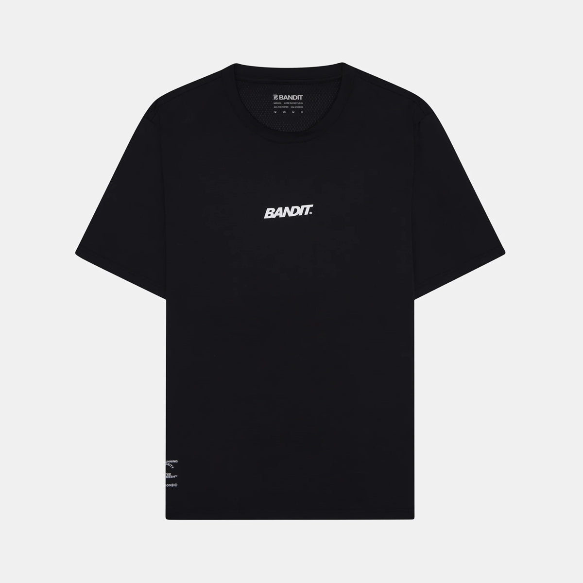Bandit Running - Men's Micromesh Run Tee BLACK【MTPTP002SM25BB】