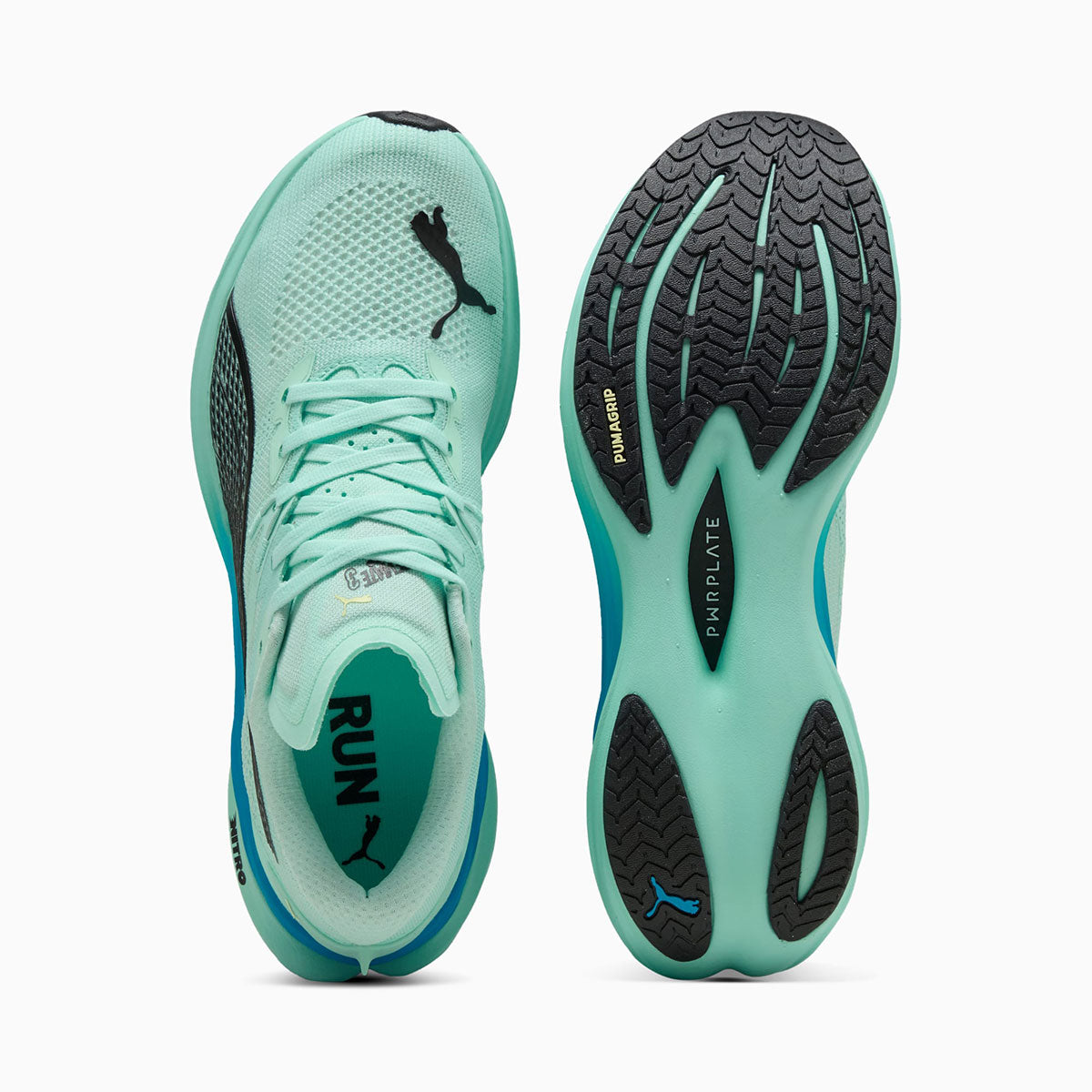 PUMA - Deviate Nitro 3 MENS MINT MELT/SPEED BLUE 【309707-22】
