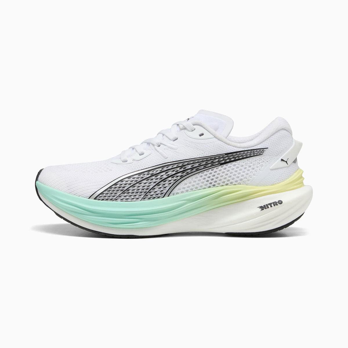 PUMA - Deviate Nitro 3 WMNS PUMA WHITE/MINT MELT 【309708-20】