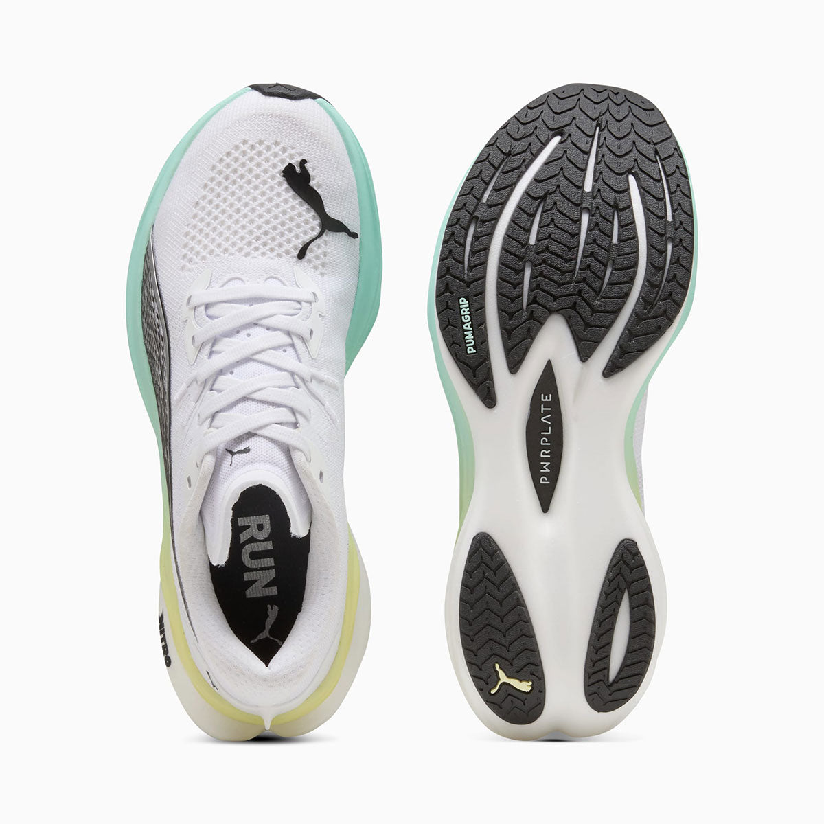 PUMA - Deviate Nitro 3 WMNS PUMA WHITE/MINT MELT 【309708-20】