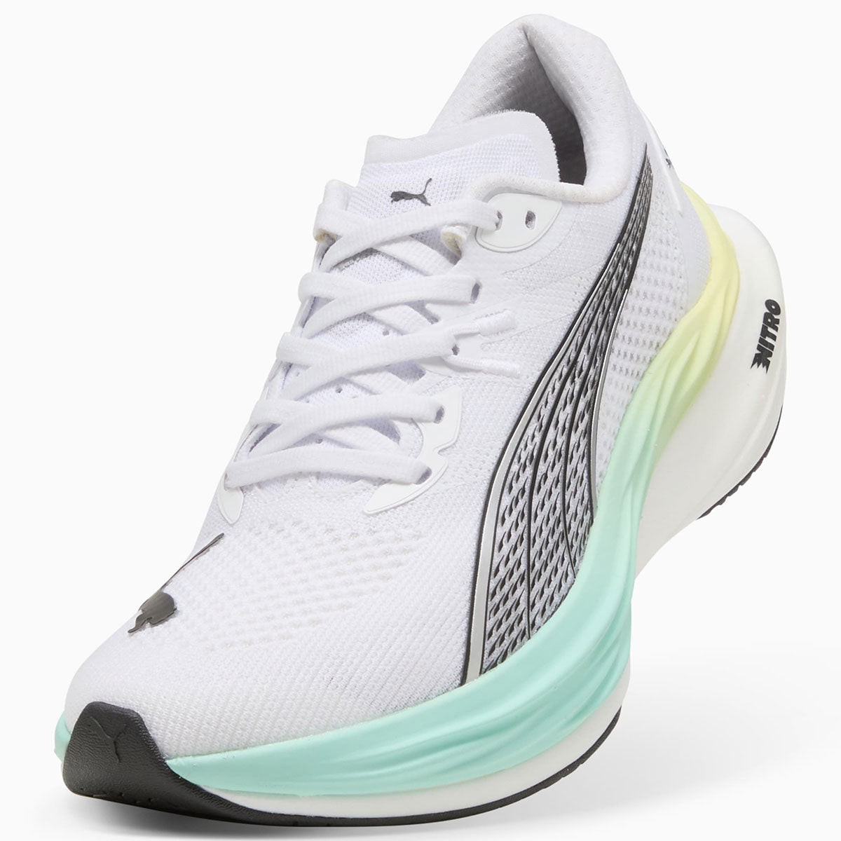 PUMA - Deviate Nitro 3 WMNS PUMA WHITE/MINT MELT 【309708-20】