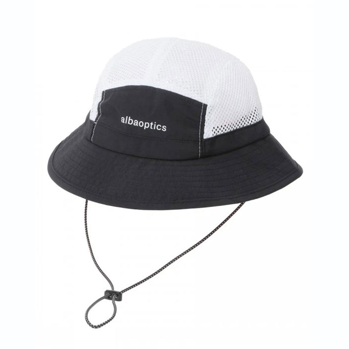 ALBA OPTICS - バケットハットAO BUCKET HAT ブラック×ホワイト