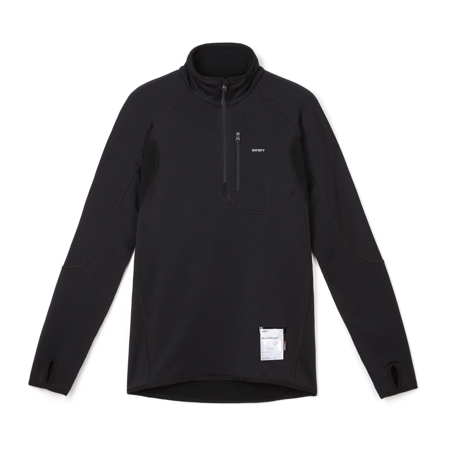 11013-BK-SA SATISFY GhostFleece Half-Zip Black