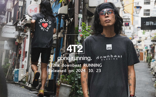 【4T2×downbeat RUNNING Tee 第2弾がローンチ！！！】