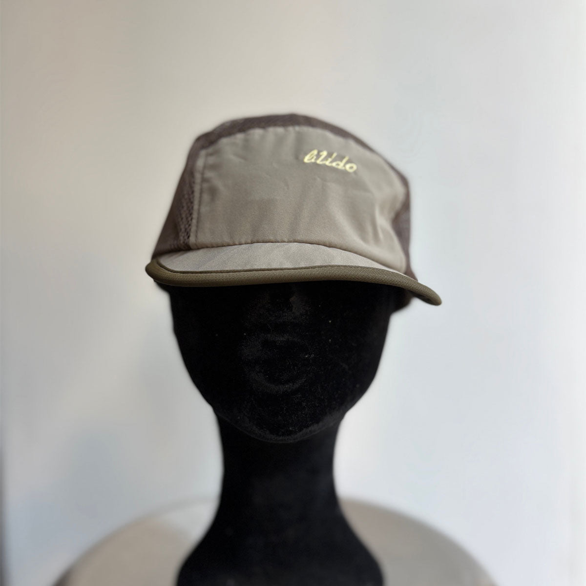 BUDO - short brim Aero cap OLIVE【b25ca115.1】